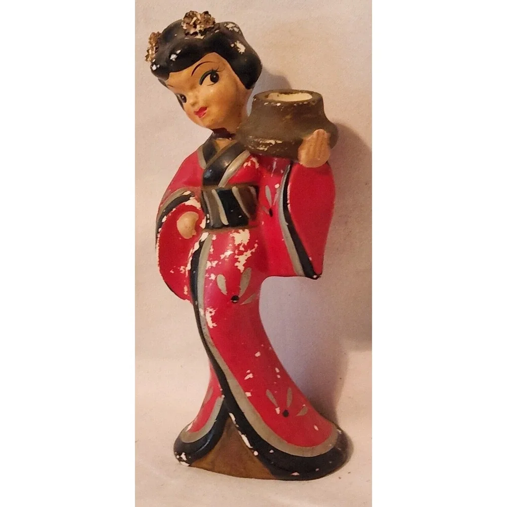 Kreiss‎ Company Oriental Lady  Candle Holder